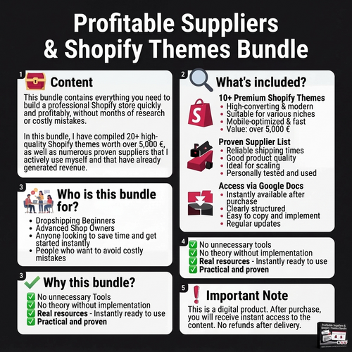 Erprobte Händler & Shopify Themes